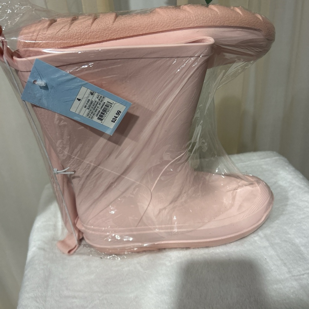 Cat & Jack Light Pink Kids Rain Boots